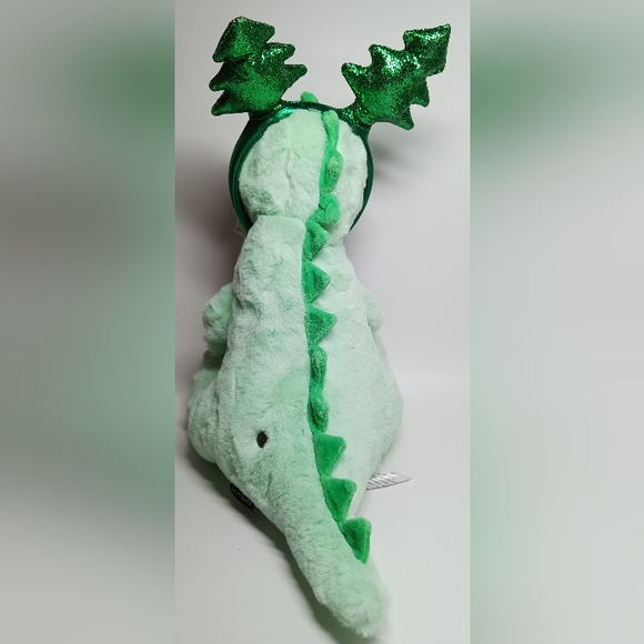 12" Plush Dinosaur with Removable Tree Headband - Picture 4 of 7